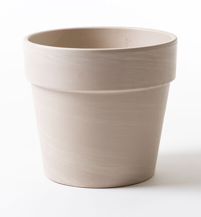 Terrakotta blomsterpotte gråhvit 29 cm Terrakotta blomsterpotte gråhvit 29 cm